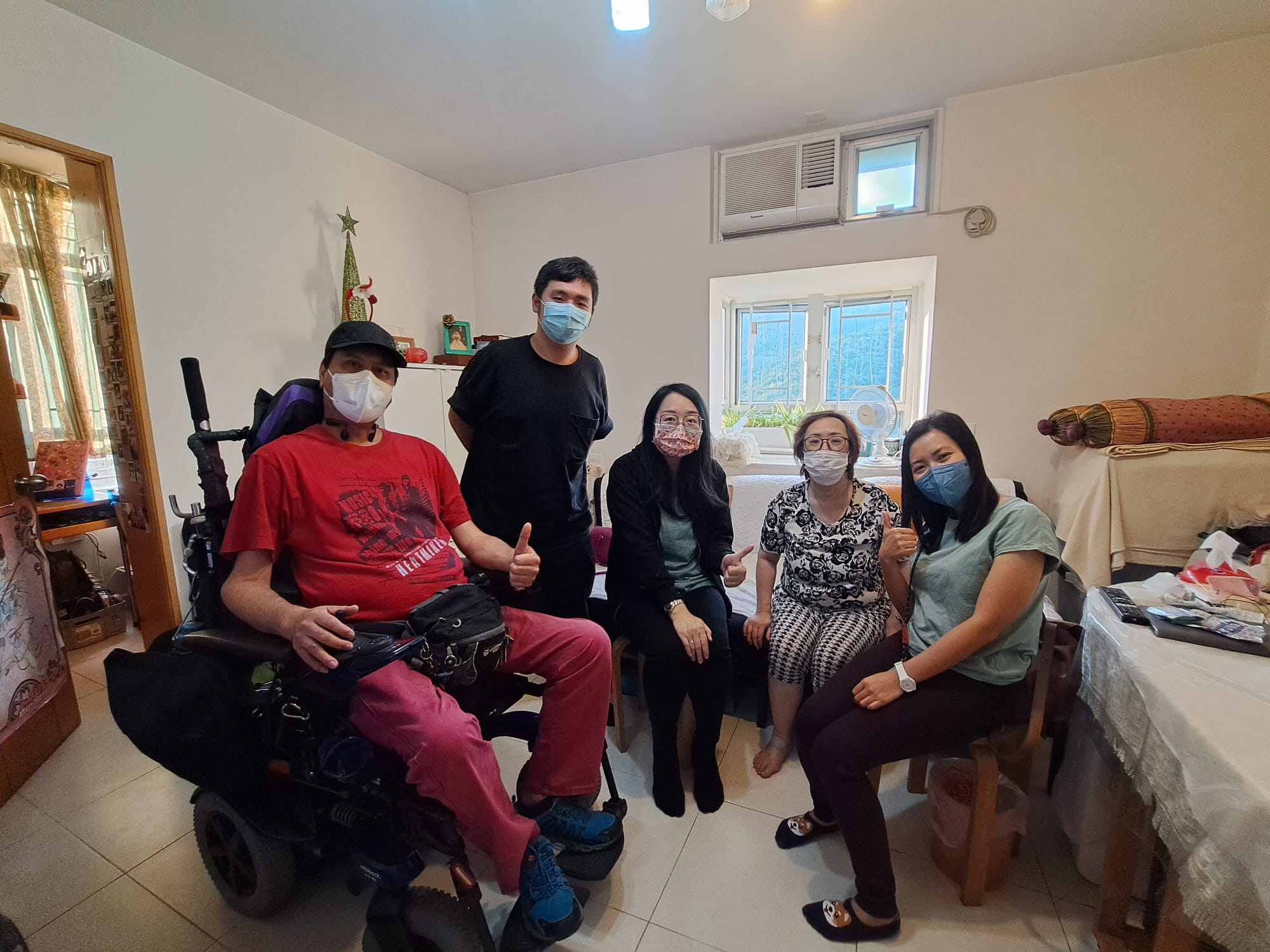 2022年10月25日（二），互助電動輪椅駕駛訓練前家訪